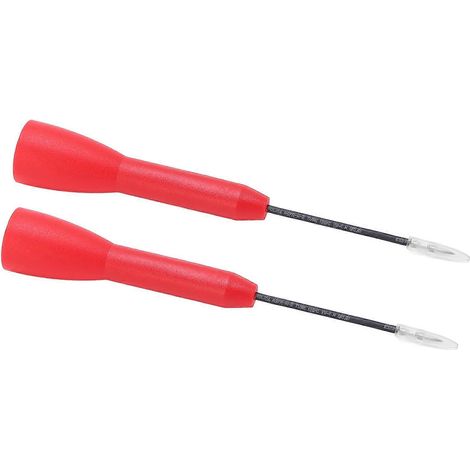 Stück Prüfspitzen mit Isolationsschutz, einfache Bedienung, 1 mm Multimeter-Nadel-Durchstechspitze, 600 V, 10 A