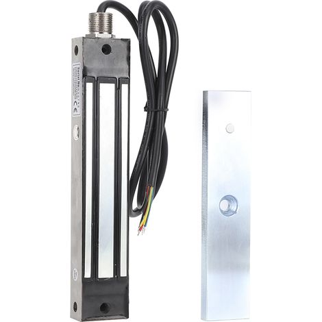 Système de sécurité magnétique étanche pour casier, 280 kg, en acier inoxydable, 12/24 V CC (1/5)