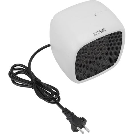 Ventilateur USB bureau 12,3 cm mini ventilateur de table avec câble 1,2 mètre, portable personnel silencieux pour maison bureau blanc (1/5)