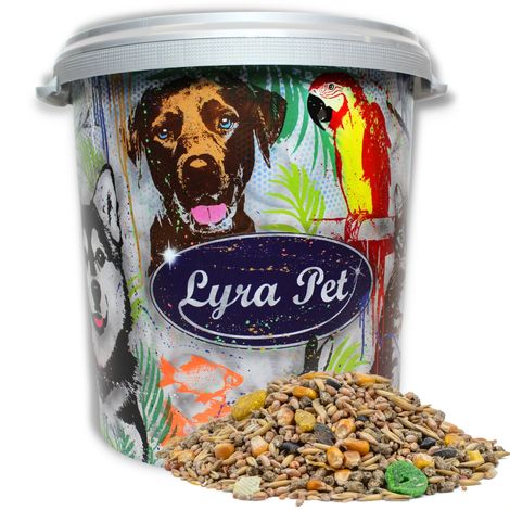 10 kg de nourriture pour rongeurs Lyra Pet® Hamsters Souris Rats en baril de 30 L