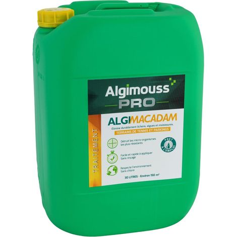 ALGIMACADAM - 30 LITER - Behandlung von Tennisplätzen, Parkplätzen, Makadam ALGIMOUSS - 016001