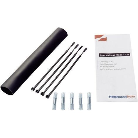 Ensemble de raccordement thermorétractable sans éclissages 6 - 24 mm HellermannTyton 380-04004 1 set (1/3)