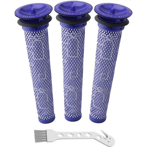 Passend für Dyson Staubsauger, V6/V7/V8 Vorfilterkartuschen, Zubehör, Vorfiltersiebkartuschen, 3er-Packung (1/5)