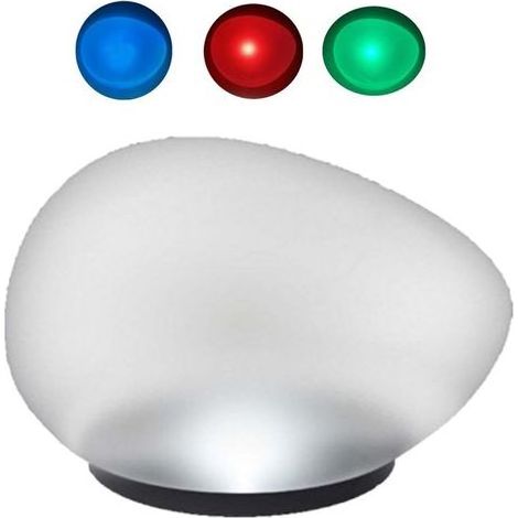 Farbwechselnde Solar-Steinlampe, LED-Gartenbeleuchtung, wasserdichte Nachtlichter für Rasen und Terrasse (1/5)
