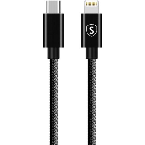 Usb C Auf Lightning Kabel 20 W 0 25 M Schwarz