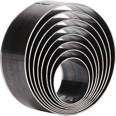 Matrices de DéCoupe du Cuir, Matrice d Coupe Cuir Ensembles D'outils de Coupe de Cercle Rond 8 Pièces 25 à 60 Mm en Acier allié Kit D'outils de Perforation pour L'artisanat Bricolage (1/5)
