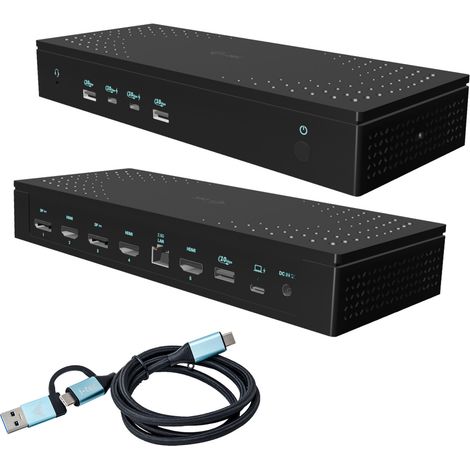 i-tec Universal 5x 4K/60Hz Display Docking Station + Power Delivery 100W (1/4)