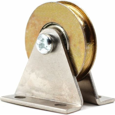 Poulie murale pour câble - Poulie de 1,5" de diamètre - Charge de travail de 100 kg (Type L) (1/4)