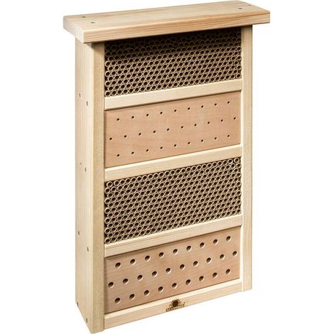 NEUDORFF® Wildgärtner Freude Bienenhaus Wildbienen Nisthilfe (1/4)