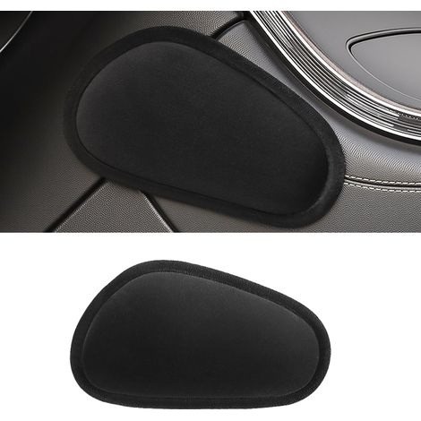 Coussin pour accoudoirs de voiture - Pour genoux et cuisses - Accessoire intérieur de voiture - Noir (1/5)