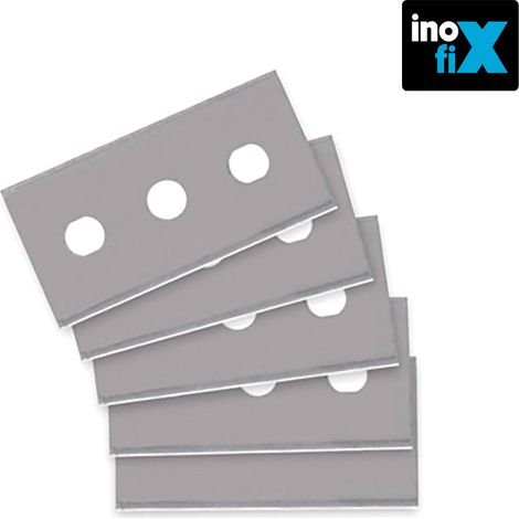 Ersatz-Glasschaberklingen Blister 5 Einheiten INOFIX