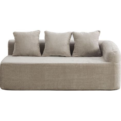 Fauteuil en Chenille gris avec aucun montage requis, design modulaire, chenille gris, module unique et Mousse 30D (1/5)