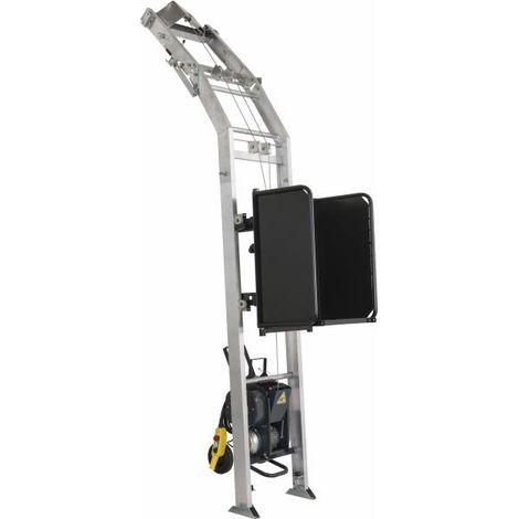 Sollevatore per materiali con cassa per materiali - Altezza 15,00 m - Carico max 175 kg - MP175-15