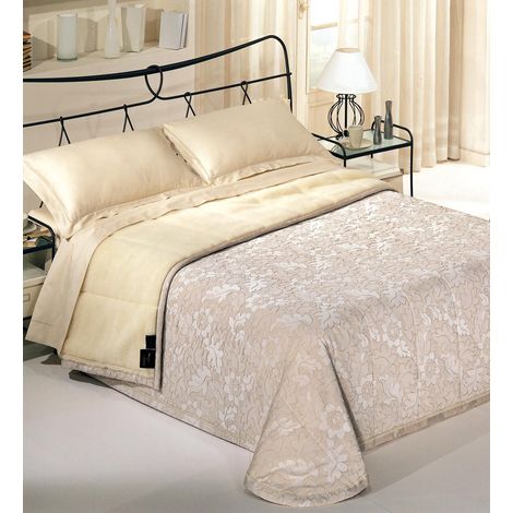 Trapuntino 1 Piazza e Mezzo 80gr in Cotone e Lana Merino Cober Jassen Beige