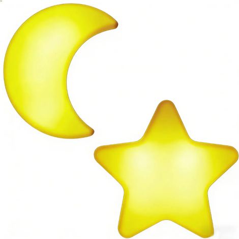 Capteur de mouvement de la lune étoilée petite lumière nocturne chambre à coucher avec prise de couloir (1/5)