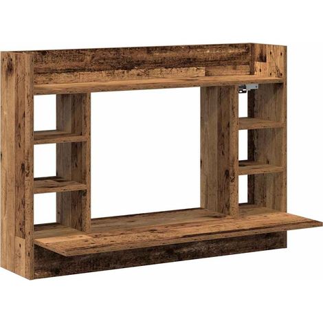 Maison Exclusive - Scrivania a parete Legno vecchio 105 x 48 x 75 cm