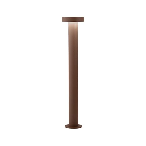 Tabouret - Poteau De Jardin Led 12W, Ip65, 960 Lm, H. 60 Cm, 3000K, Aluminium Peint, Poteau Extérieur, Acier Corten - Perenz (1/3)