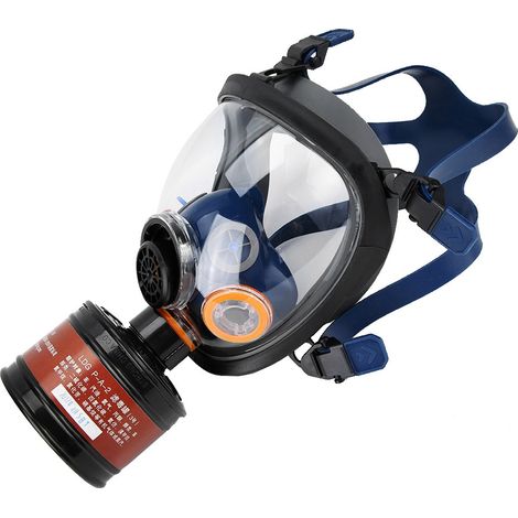Masque respiratoire intégral en gel de silice anti-poussière, protection contre les produits chimiques de peinture et le méthanol (1/5)