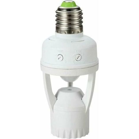 Green Mobility-Douille d'ampoule avec détecteur de mouvement détection de sécurité E27 60W Motion Sensor (1/5)