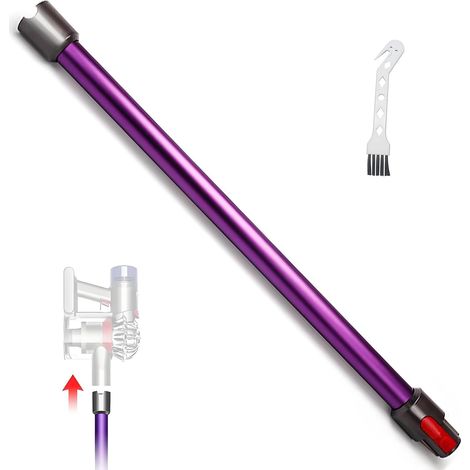 Schnellspannstab, kompatibel mit Dyson V15, V11, V10, V8, V7, Staubsauger-Verlängerungsstange, Verlängerungsrohr, 73 cm, Violett