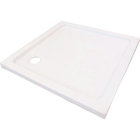 ONDEE ZEN - Receveur de douche YQUA - 80x80cm - Acrylique - Blanc - Extra-plat (1/4)