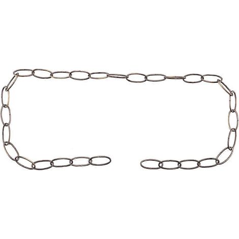 Chaîne robuste de 1 m pour suspension de lustre vintage, bronze vert-- (1/5)