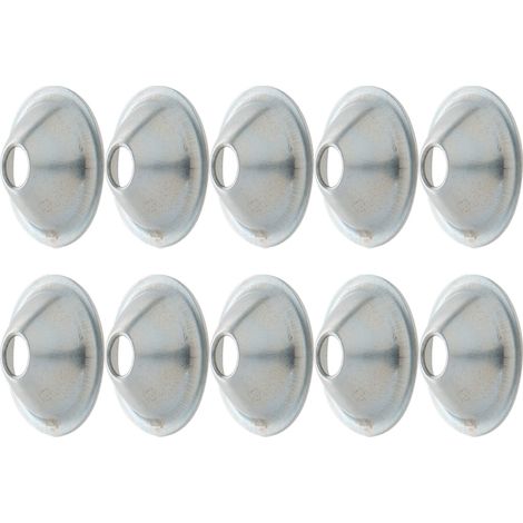 10 rosaces coniques zinguées Ø32 - hauteur 14 mm - Arcanaute