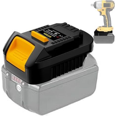 Adaptateur de batterie pour Makita vers Dewalt, conversion pour batterie Makita 18 V BL1830, chargement USB pour outils Dewalt 20 V Max (1/5)