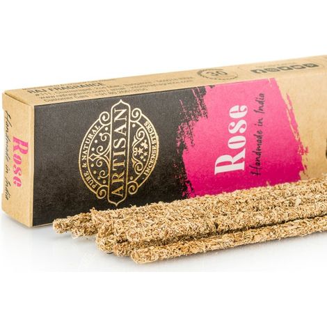 Incienso artesanal recubierto de Palo Santo - Rosa
