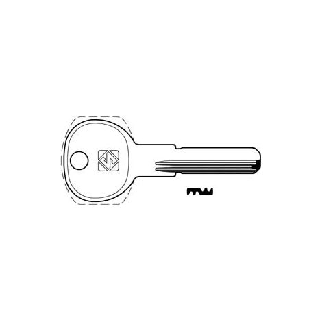 CHIAVI PUNZONATE PER CILINDRI GP 7 SPINE GPI1- - GPI1 - 5 pezzi SILCA