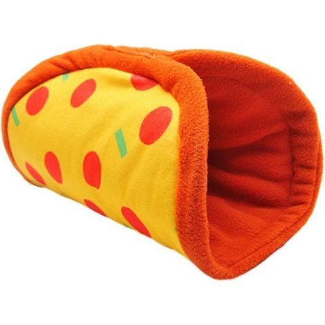 Décorations pour habitats d'animaux de compagnie, coussins pour un couchage chaud, tunnel de jeu pour cage d'écureuils