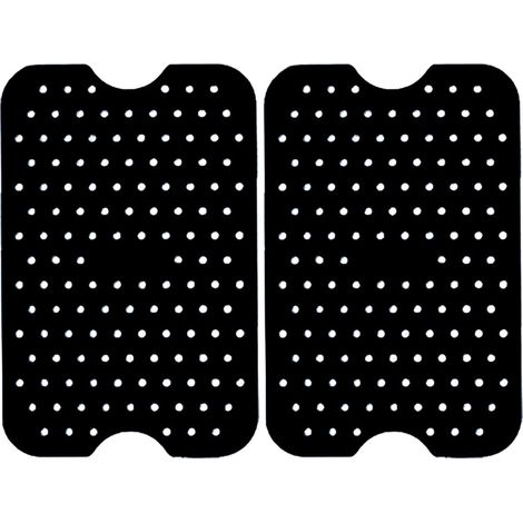 Juego de 2 protectores antisalpicaduras funcionales para freidoras de aire. (1/4)