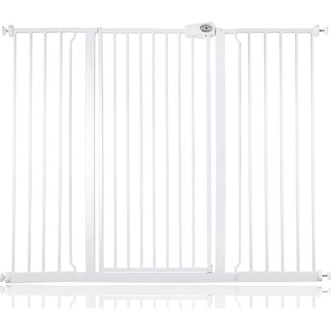 Bettacare Child and Pet Gate, 133.2cm - 140.8cm, White, Extra Tall Gate 104cm in Height, Pressure Fit Stair Gate