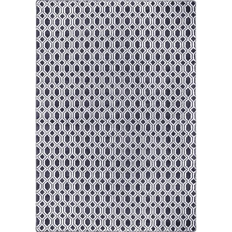 Teppich Casablanca Schwarz 200 x 198 cm