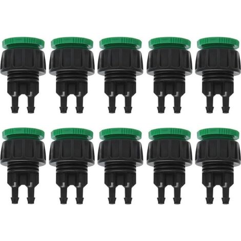 Connettore rapido per tubo da giardino, raccordi per irrigazione agricola G4/6 a 4/7, 10 pezzi