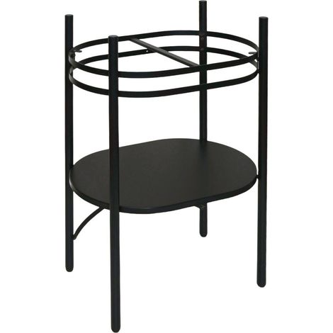 Mobile sotto lavabo L.55 x H.89,5 x P.37,5 cm metallo LUCIA
