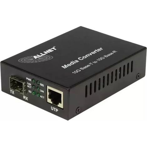 Allnet ALL-MC109-SFP+ Conversor de medios RJ45 10GBase-T a SFP+ 10G (1/2)