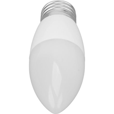 Ampoule LED de type candélabre, protection des yeux, lumière blanche 5000K 450LM 5W, culot C37, pour ventilateur de plafond, salon, 100-240V (1/5)