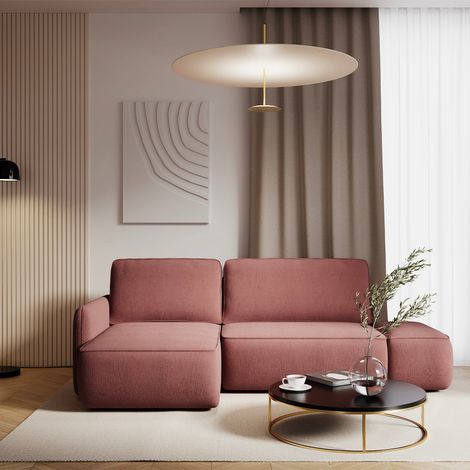 Alessio Rosa - 3-Sitzer-Ecksofa mit Truhe, wendbar und umwandelbar (1/5)