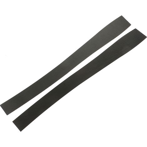Plaques de seuil de porte en fibre de carbone, protège-pas-de-porte noir, remplacement pour Mazda MX-5 2009-2014, garnitures de protection d'entrée, kit de 2 pièces. (1/5)