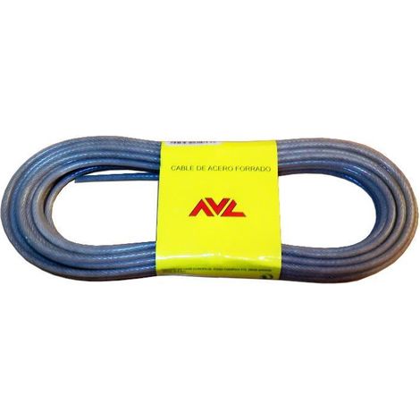 avl cable acero 3.5 mm plastificado semitransparente 20 mts