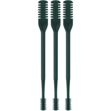 2-in-1 Nasenhaartrimmer, 360° drehbar, Dunkelgrün