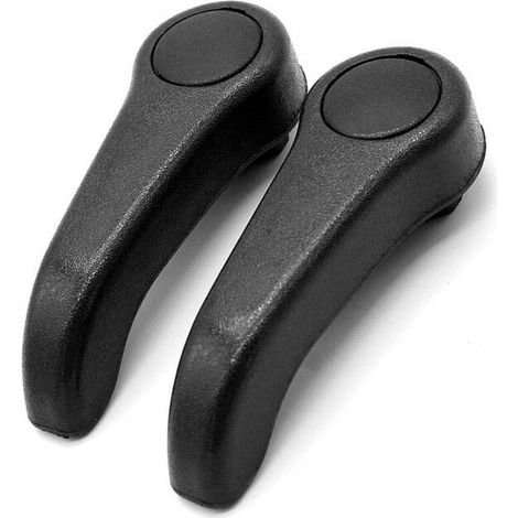 Remplacement des poignées de siège pour Renault Clio MK2 Hatch Back Adjust Lever Handle Pull Set (noir) - Le noir (1/5)