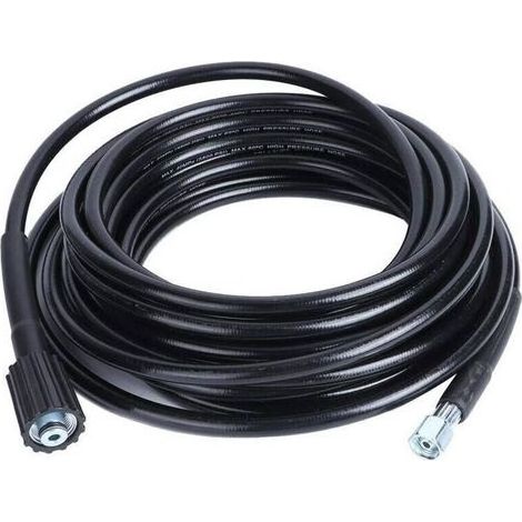 Tuyau pour Nettoyeur Haute Pression, Tuyau de Nettoyage à Filetage M14xM22 10 m, Garage Industriel pour Entreprise de Nettoyage de Voiture (1/5)