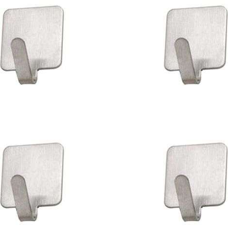 Colgador Oryx Inoxidable Pequeño (Blister 4 Unidades) Adhesivo