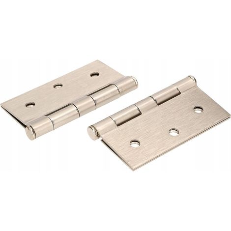 Universalscharnier 75x75x2,0 mm, vernickelt, 2er-Set