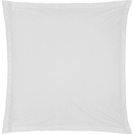 Taie d'Oreiller "Percale" 63x63cm Blanc (1/2)