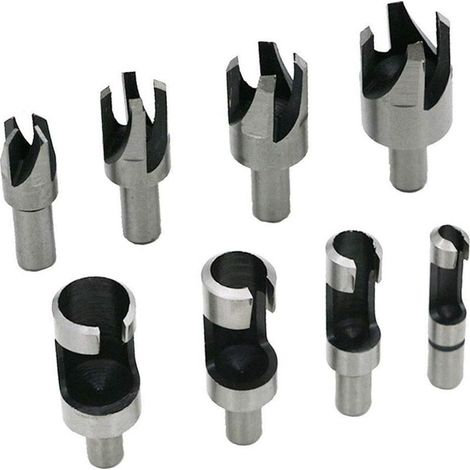 FOREHILL 8-teiliges Korkschneider-Set: 6 mm/10 mm/13 mm/16 mm Korkschneider-Bits mit konischen Spitzen und Kralle (1/5)