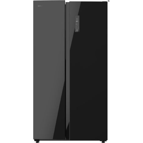 Amerikanischer Kühlschrank mit 559 Litern Fassungsvermögen, 177 x 91 cm, Klasse E, NoFrost, Inverter-Kompressor, Wasserspender mit Tank, Display an der Tür, Fast Freezing, Smart-Modus, MultiAirFlow