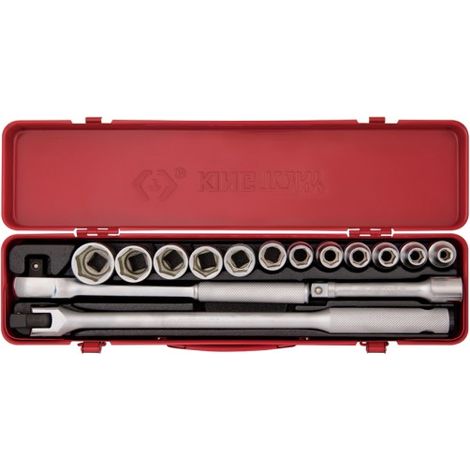KING TONY - Coffret de douilles 1/2" 15 pièces